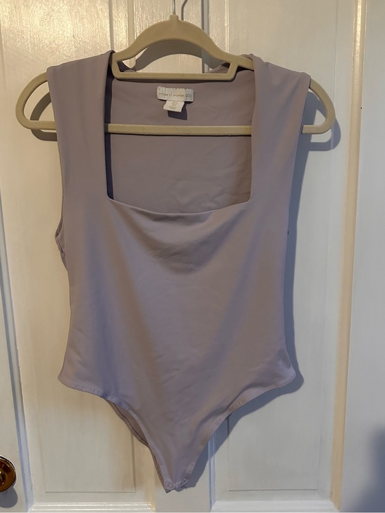 House of Harlow 1960 Tops - House of Harlow 1960 Square Neck Lilac Bodysuit